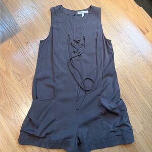 BCBGeneration Sleeveless Romper, Coffee Bean Color, Size Small Never Worn No tag